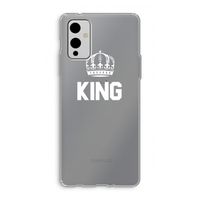 King zwart: OnePlus 9 Transparant Hoesje