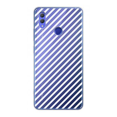 Strepen zwart-wit: Honor Note 10 Transparant Hoesje