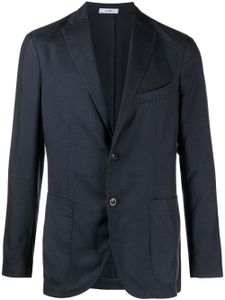 Boglioli blazer à revers crantés - Bleu