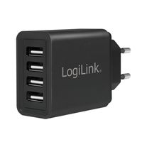 LogiLink PA0211 oplader voor mobiele apparatuur Zwart Binnen - thumbnail