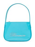 Blumarine mini sac à ornements strassés - Bleu - thumbnail