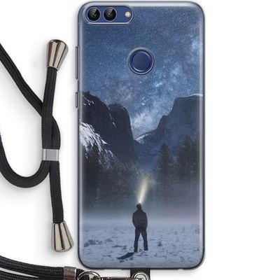 Wanderlust: Huawei P Smart (2018) Transparant Hoesje met koord