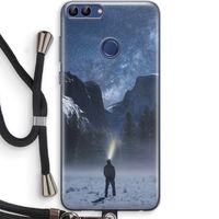 Wanderlust: Huawei P Smart (2018) Transparant Hoesje met koord