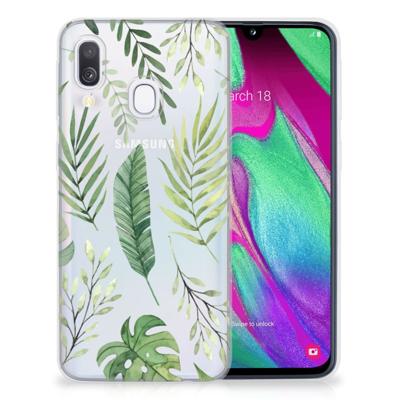 Samsung Galaxy A40 | TPU Case | Leaves