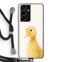 Duke: Samsung Galaxy S21 Ultra Transparant Hoesje met koord