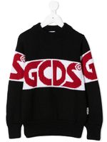 Gcds Kids pull colour block à logo - Noir