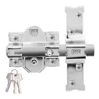 Veiligheidsslot Fac 301-r/80 Nikkel Staal 50 mm 80 mm