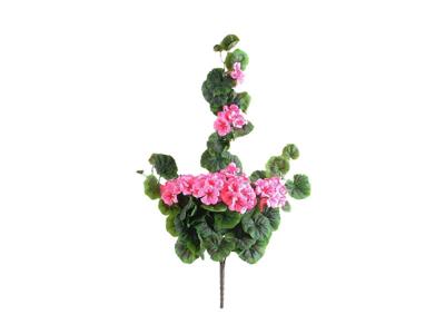 Kunstbloem geranium 70 cm, roze - Buitengewoon de boet