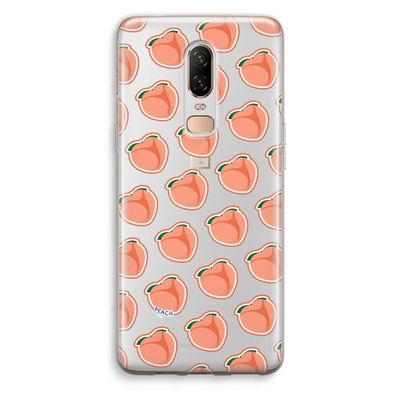 Just peachy: OnePlus 6 Transparant Hoesje
