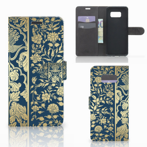 Samsung Galaxy S8 Plus Hoesje Beige Flowers