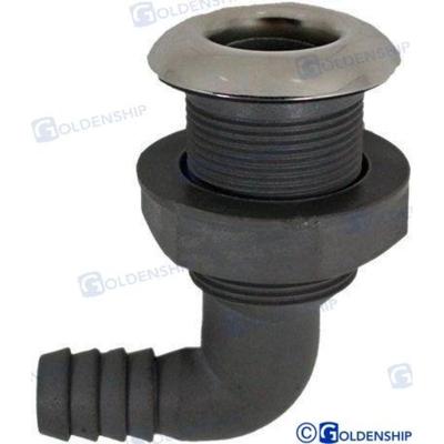 Pasacascos plástico GS30341 - PASACASCOS NYLON/INOX 90º 1-1/8""