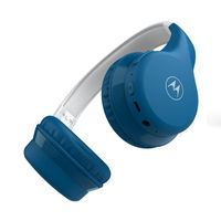 Motorola Sound Kinderkoptelefoon - MOTO JR300 - Volumebegrenzing tot 85dB - Vanaf 3 Jaar - Blauw/Grijs - thumbnail
