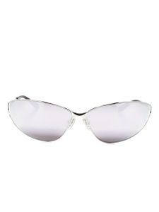 Balenciaga Eyewear lunettes de soleil Razor Cat à monture papillon - Argent