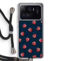 Framboosjes: Xiaomi Mi 11 Ultra Transparant Hoesje met koord