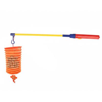 Chinese lampion 20 cm - rood - met LED lampionstokje - setje - Lampionnentocht - Sint Maarten