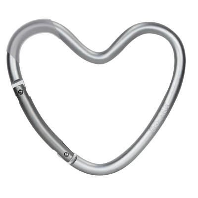 Dooky Hook Heart Matt Silver