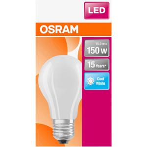 OSRAM 4058075305038 LED-lamp Energielabel D (A - G) E27 Peer 17 W = 150 W Koudwit (Ø x l) 70.0 mm x 118 mm 1 stuk(s)