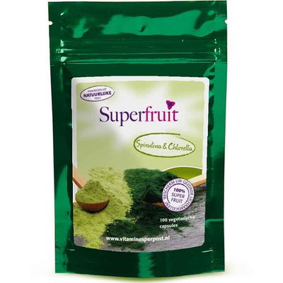 Spirulina & Chlorella | 100 capsules | vitaminesperpost.nl