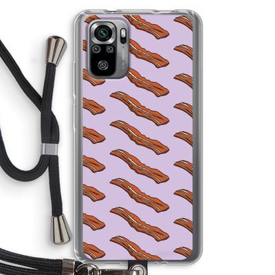 Bacon to my eggs #2: Xiaomi Redmi Note 10S Transparant Hoesje met koord