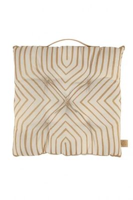 Zusss matraskussen grafisch patroon 40x40cm kaki Zusss matraskussen grafisch patroon 40x40cm kaki