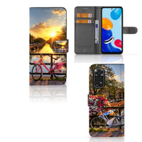 Xiaomi Redmi Note 11/11S Flip Cover Amsterdamse Grachten - thumbnail
