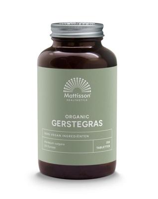 Mattisson Bio tarwegras wheatgrass tabletten raw 400mg bio