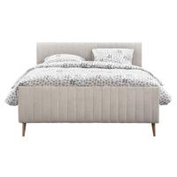 Leen Bakker - Bed Lieke - Ecru - 160x200 Cm - Stof - Beige
