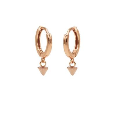 Karma Oorringen Hinged Hoops Mini Round Cone | Rosé