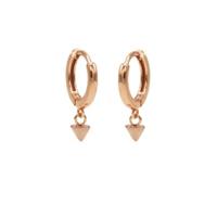 Karma Oorringen Hinged Hoops Mini Round Cone | Rosé
