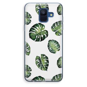 Tropische bladeren: Samsung Galaxy A6 (2018) Transparant Hoesje