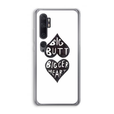 Big butt bigger heart: Xiaomi Mi Note 10 Transparant Hoesje