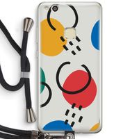 Illustratieve pop 3: Huawei Ascend P10 Lite Transparant Hoesje met koord