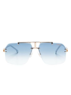 Carrera lunettes de soleil Carrera à monture carrée - Bleu