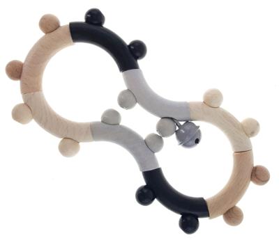 Hess Rammelaar achtvormig (naturel/zwart)