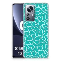 Xiaomi 12 Pro | Hoesje maken | Cracks Blue