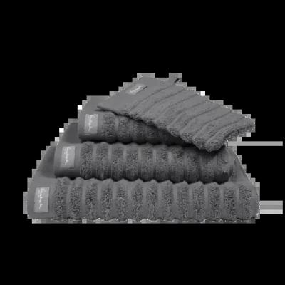 Vandyck Vandyck Home Towel Wave washandje 16x22 Dark Grey