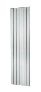 Plieger Cavallino Retto Enkel 7252975 radiator voor centrale verwarming Metallic, Zilver 1 kolom Design radiator