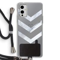 Marmeren pijlen: OnePlus 9 Transparant Hoesje met koord