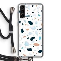 Terrazzo N°13: Samsung Galaxy S21 Plus Transparant Hoesje met koord