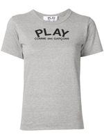 Comme Des Garçons Play t-shirt ample à logo imprimé - Gris - thumbnail