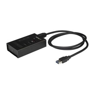 StarTech.com HB30A3A1CST USB 3.0 (3.1 Gen 1) Type-B 5000Mbit/s Zwart hub & concentrator