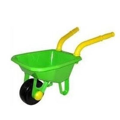 Speelgoed kruiwagen groen 25 x 66 cm Speelgoed kruiwagen groen 25 x 66 cm