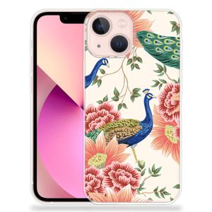 TPU Hoesje voor iPhone 13 mini Pink Peacock