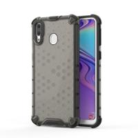 Schokbestendige honingraat PC + TPU Case voor Galaxy M20 (zwart)