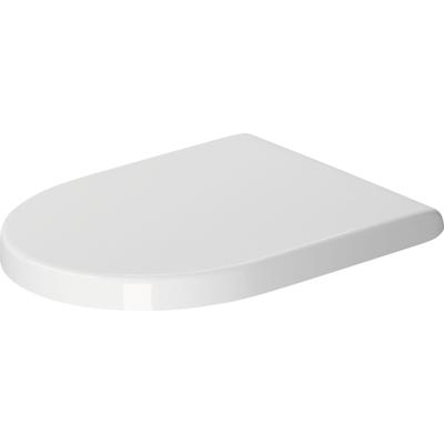 Duravit Starck 3 WC-zitting - 37x43.1x4.3cm - softclose & quickrelease - Kunststof - glans wit 0063890000