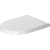 Duravit Starck 3 WC-zitting - 37x43.1x4.3cm - softclose & quickrelease - Kunststof - glans wit 0063890000