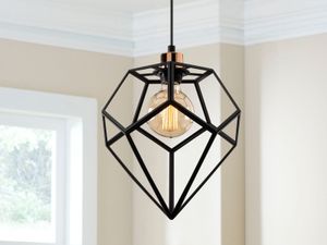 Hanglamp DIAMOND 1 lamp zwart