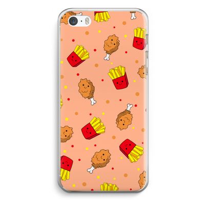 Chicken 'n Fries: iPhone 5 / 5S / SE Transparant Hoesje