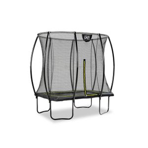 Exit Silhouette trampoline met net - 214 x 153 cm - Zwart