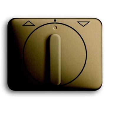 Busch-Jaeger 2CKA001753A1175 Jaloezie-schakelaar, Jaloezie-schakelaar/-knop Afdekking Alpha Nea, Alpha exclusive Brons 1 stuk(s)